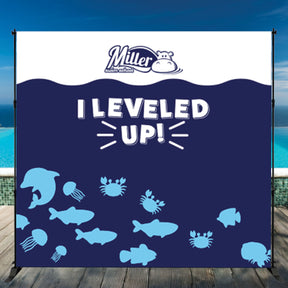 Miller Swim School: Slider Banner Stand