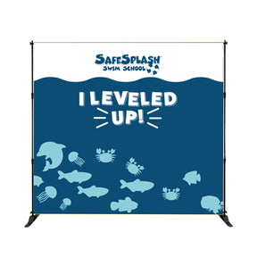 SafeSplash Swim School: Slider Banner Stand