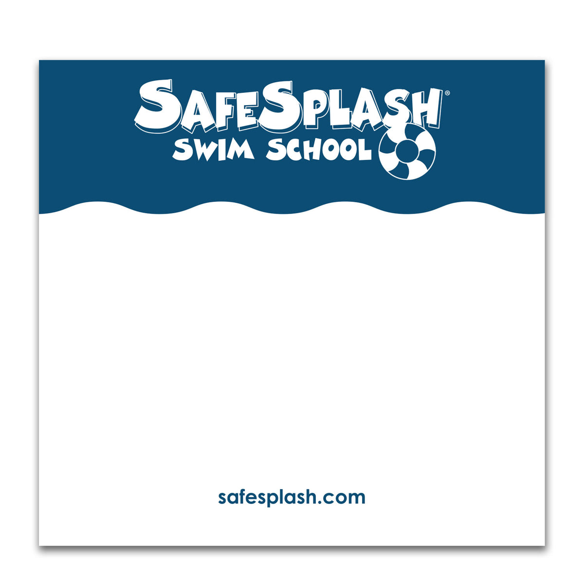 SafeSplash Swim School: Sticky Notes Pad