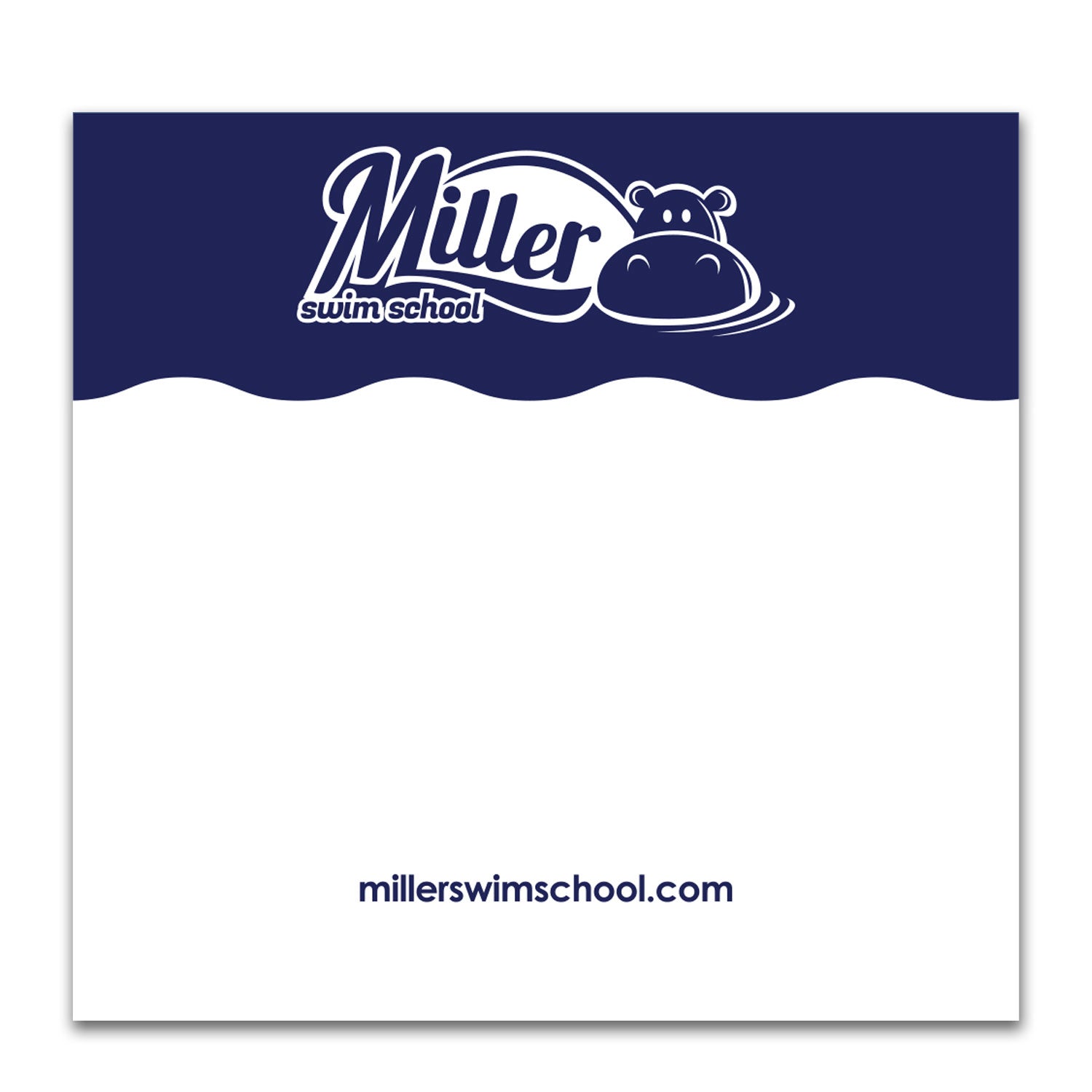 Miller Swim School: Sticky Notes Pad