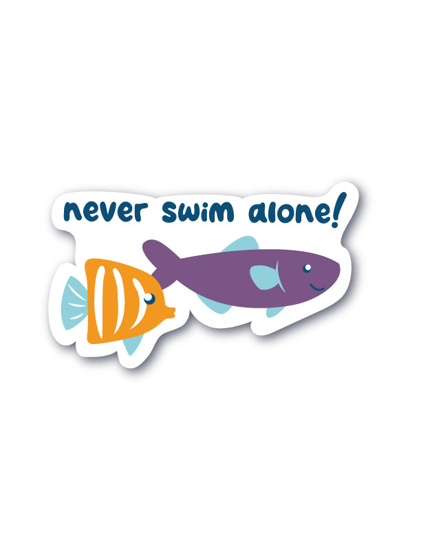 Stickers - 'Never Swim Alone!'